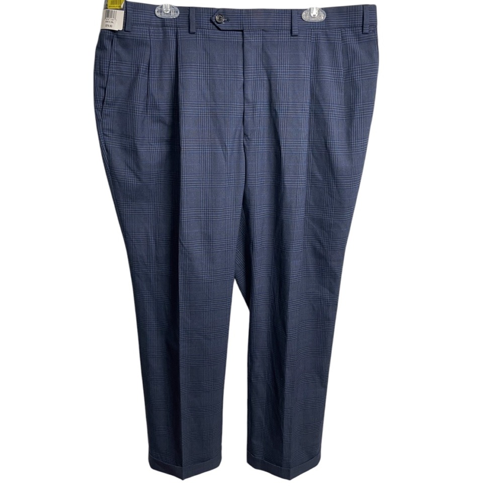 Ralph Ralph Lauren Eamuel comfort flex pants Pleated Dress pants 40x29 BLUE